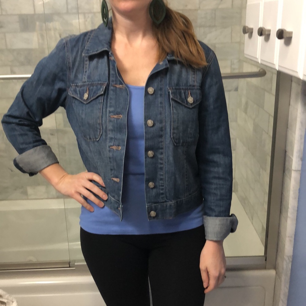 Gap denim jean jacket, large